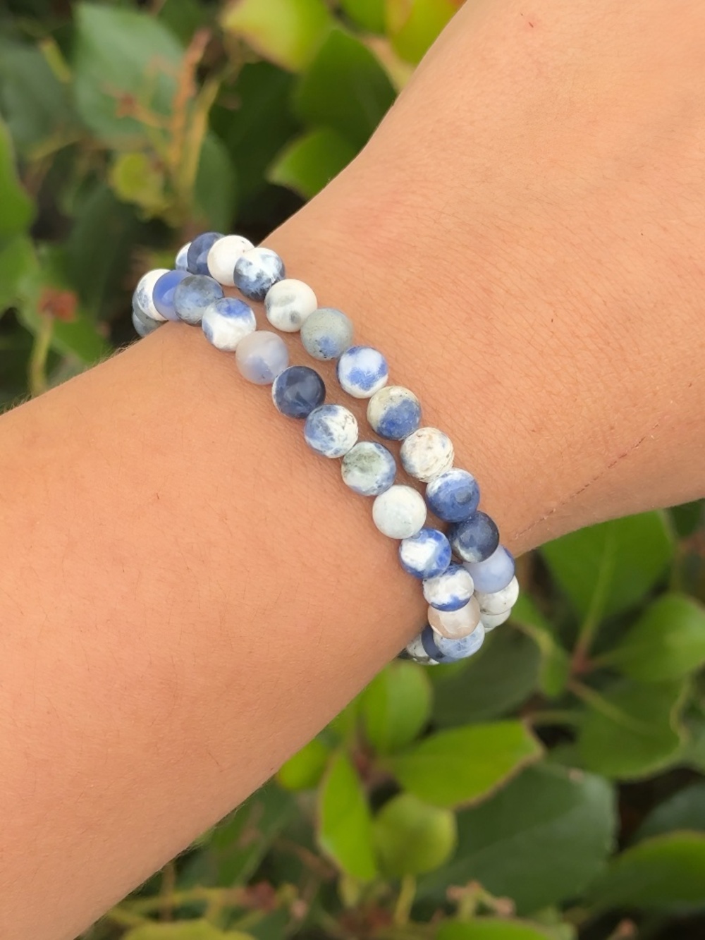 Sodalite Bracelet 6mm | Calm Thinking & Intuition Crystal Bracelet | Logic